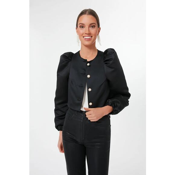 Sleeper Black Mystery Puff Jacket - Picture 1 of 7